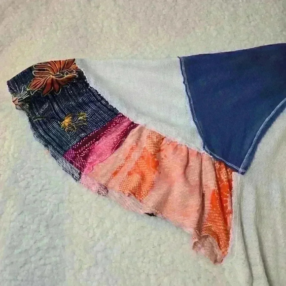 We the Free People Friday Night Fever Top Womens Size XS Oversized Boho Festival - Picture 6 of 15